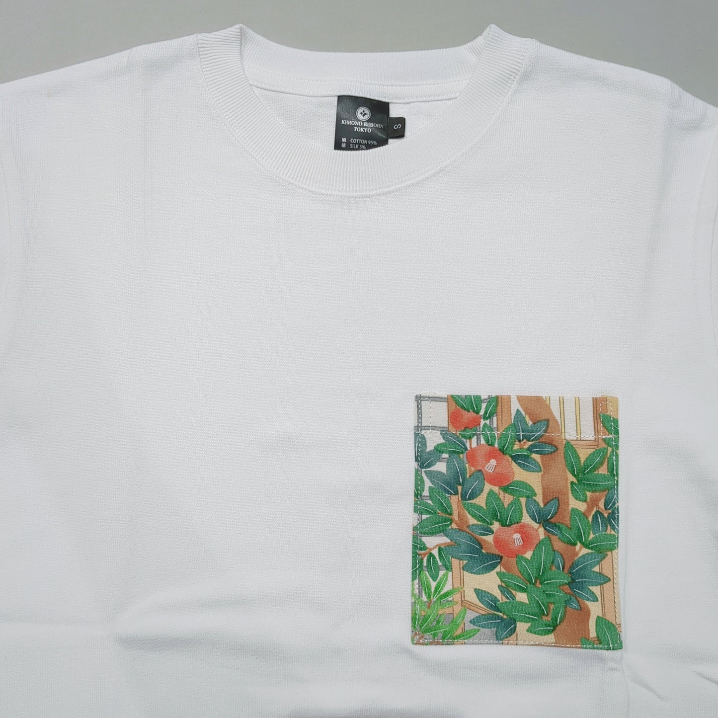【Size: M】着物Tシャツ White 03