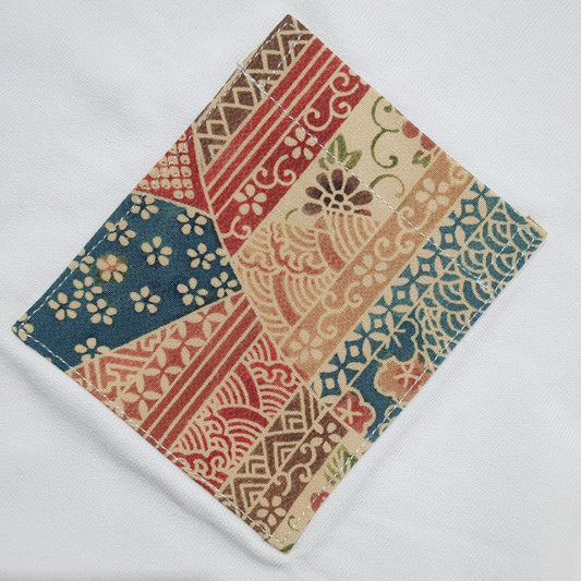 【Size:S】Kimono T-shirt,White 07