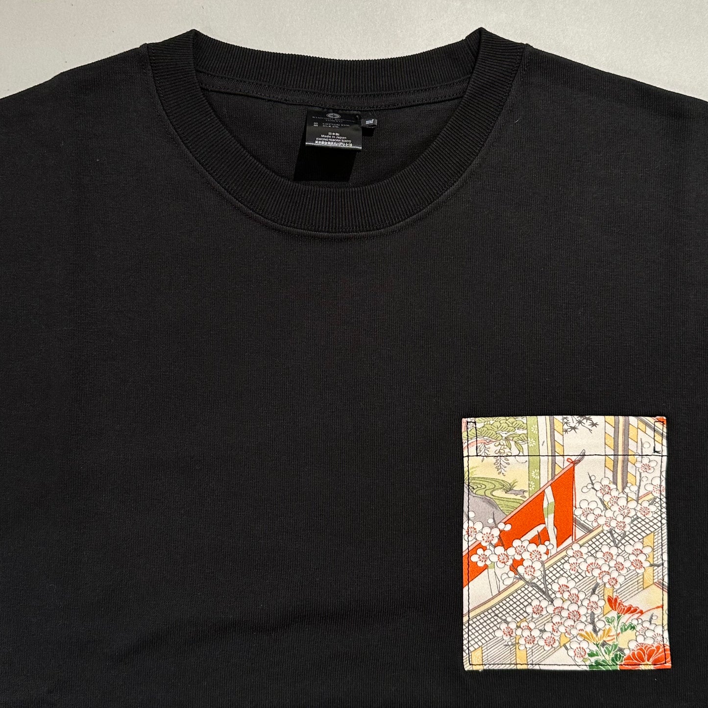 【Size:XXL】Kimono T-shirt, Black 27