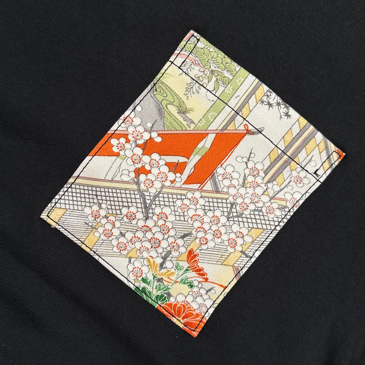 【Size:XXL】Kimono T-shirt, Black 27