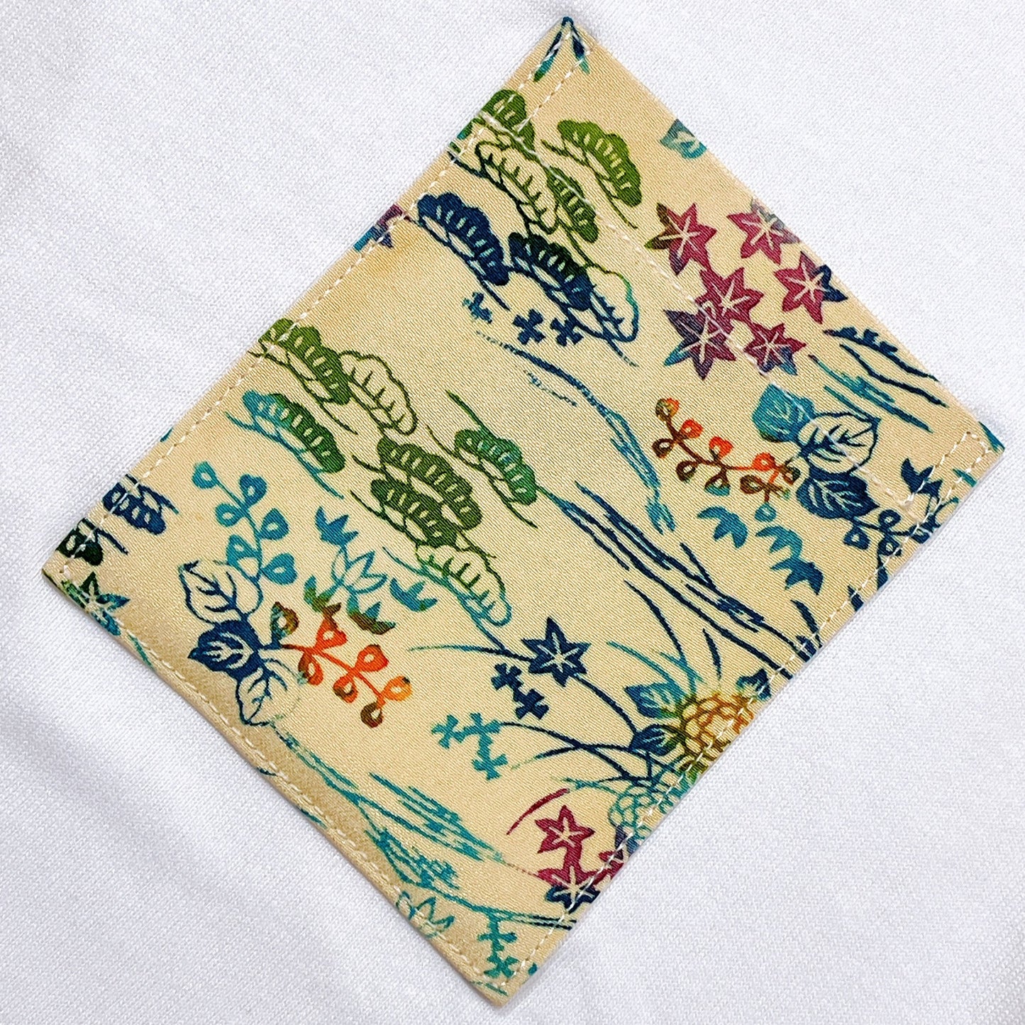 【Size:M】Kimono T-shirt,White 021