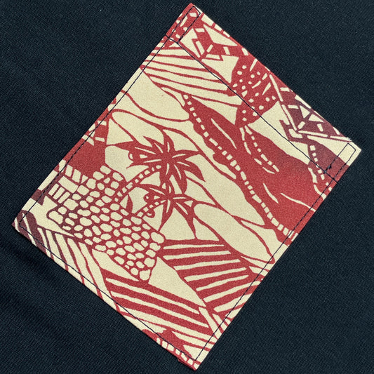 【Size:L】Kimono T-shirt, Black 36