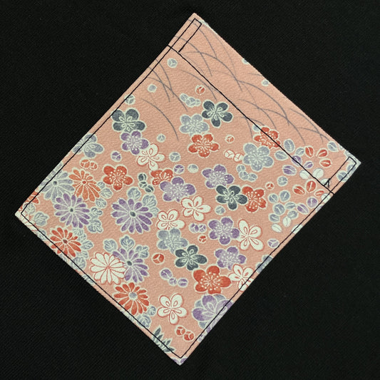 【Size:3XL】Kimono T-shirt, Black 03