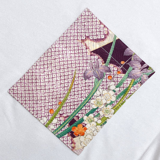 【Size:M】Kimono T-shirt,White 029