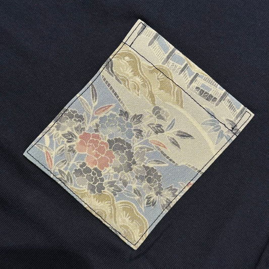 【Size:S】Kimono T-shirt, Navy 26