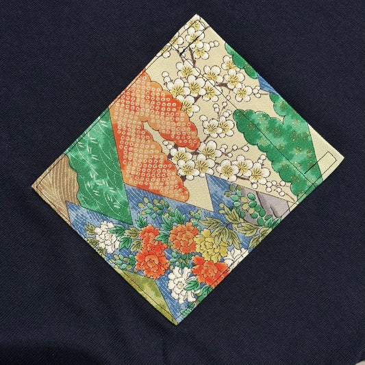 【Size:XL】着物Tシャツ Navy 29