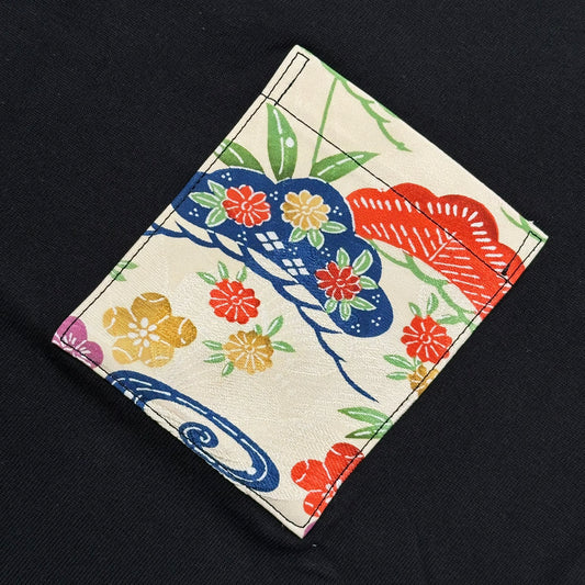 【Size:S】Kimono T-shirt, Black 17