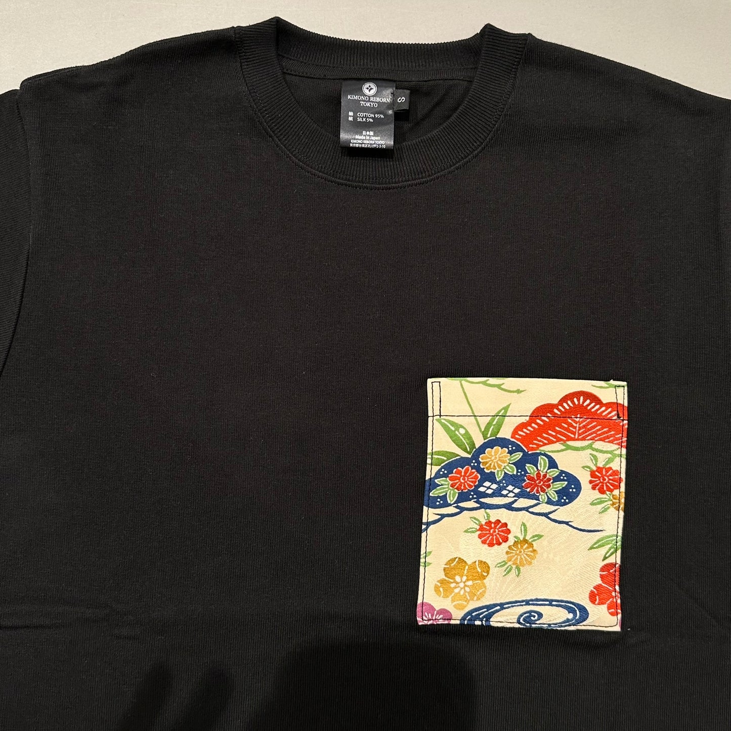 【Size:M】着物Tシャツ Black 17