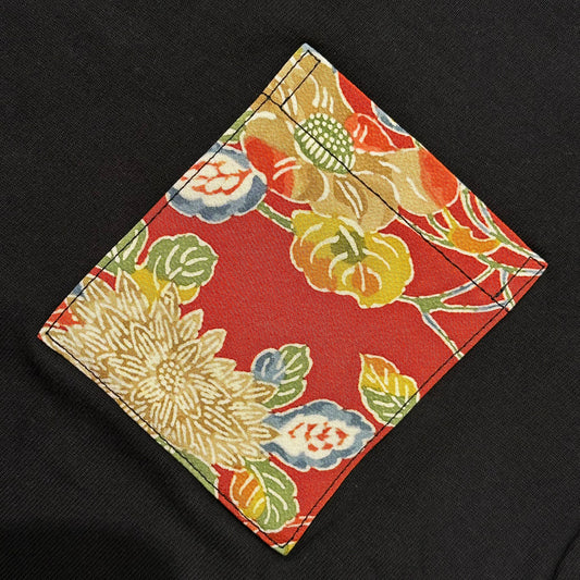 【Size:S】Kimono T-shirt, Black 18