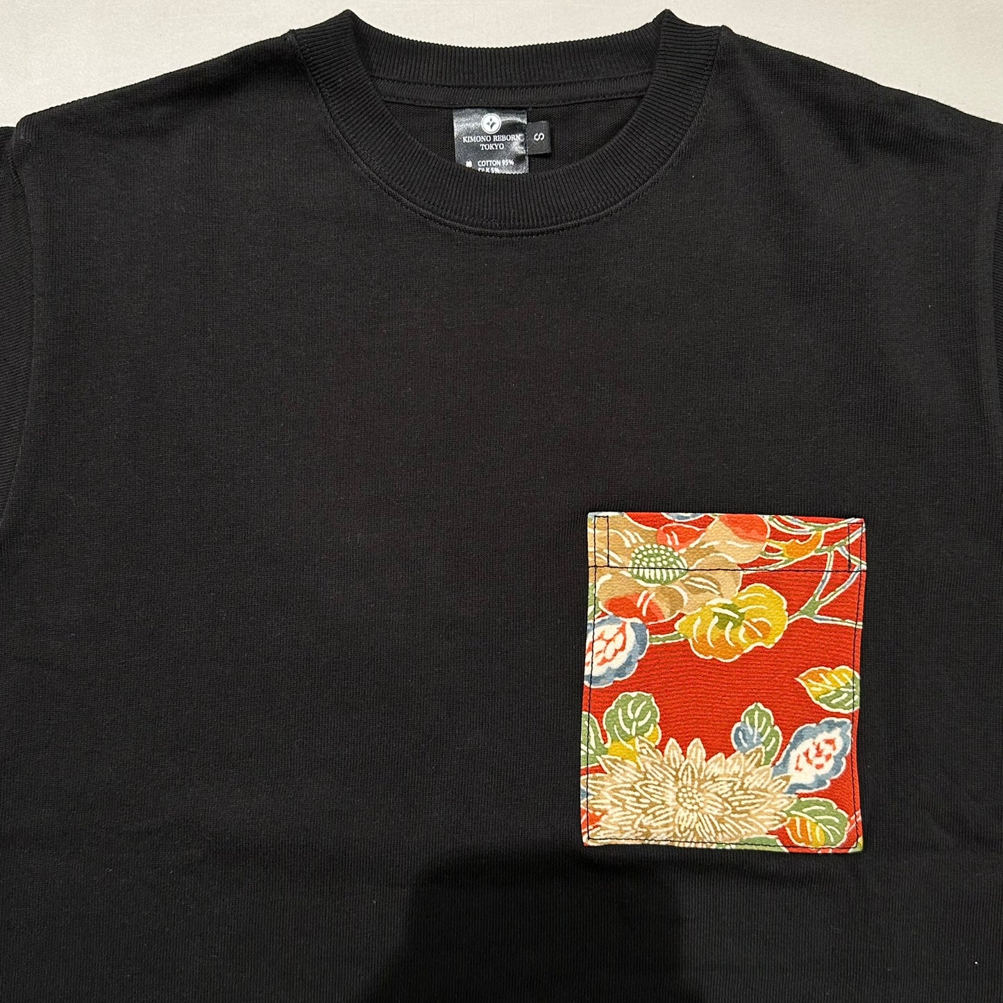 【Size:M】着物Tシャツ Black 17