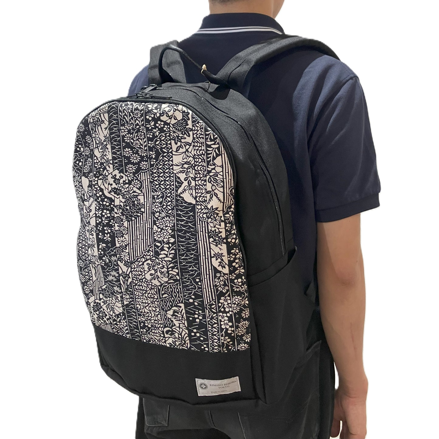 着物リュックサック 23 Black