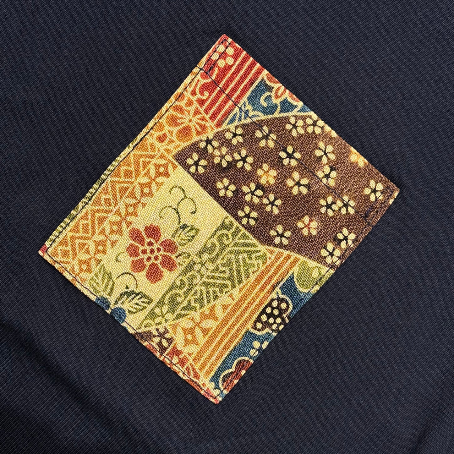 【Size:XL】着物Tシャツ Navy 29