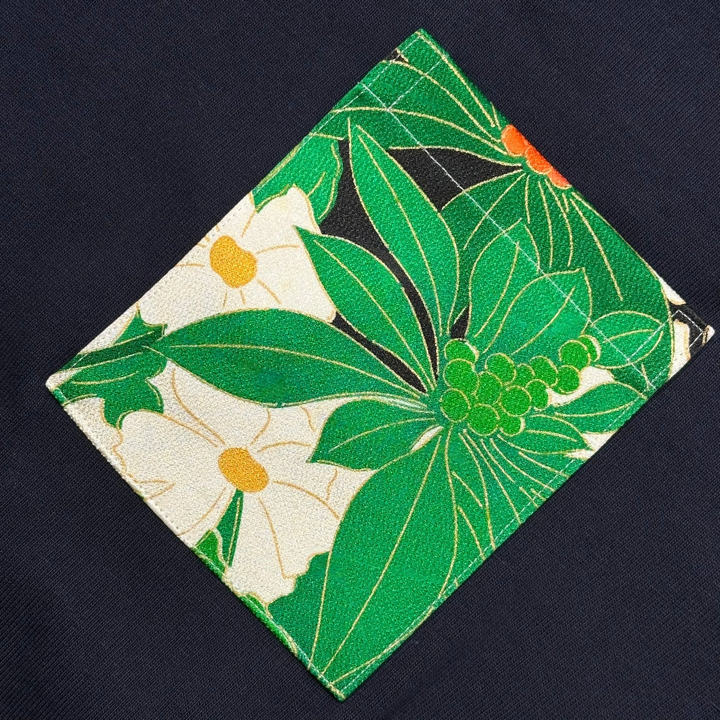 【Size:XXL】着物Tシャツ Navy 23