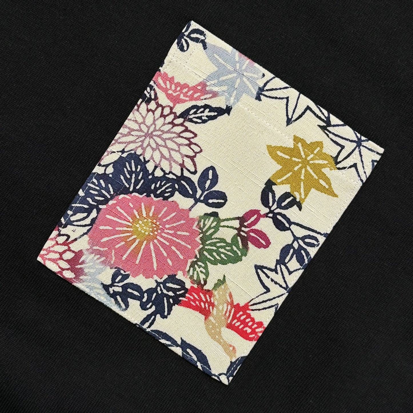 【Size:M】着物Tシャツ Black 16