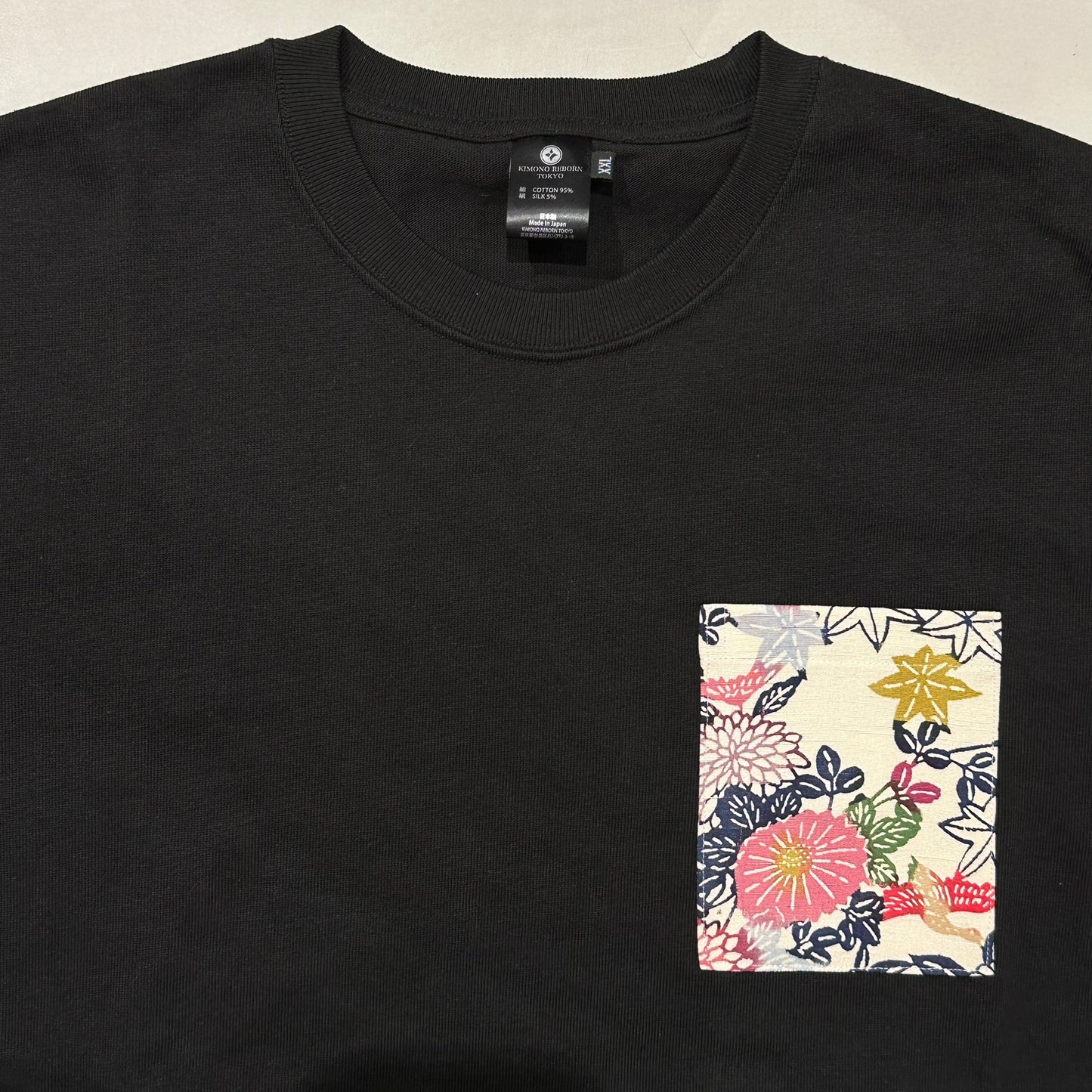 【Size:M】着物Tシャツ Black 16