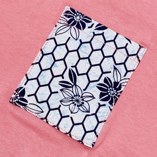 【Size:S】Kimono T-shirt,Pink 03