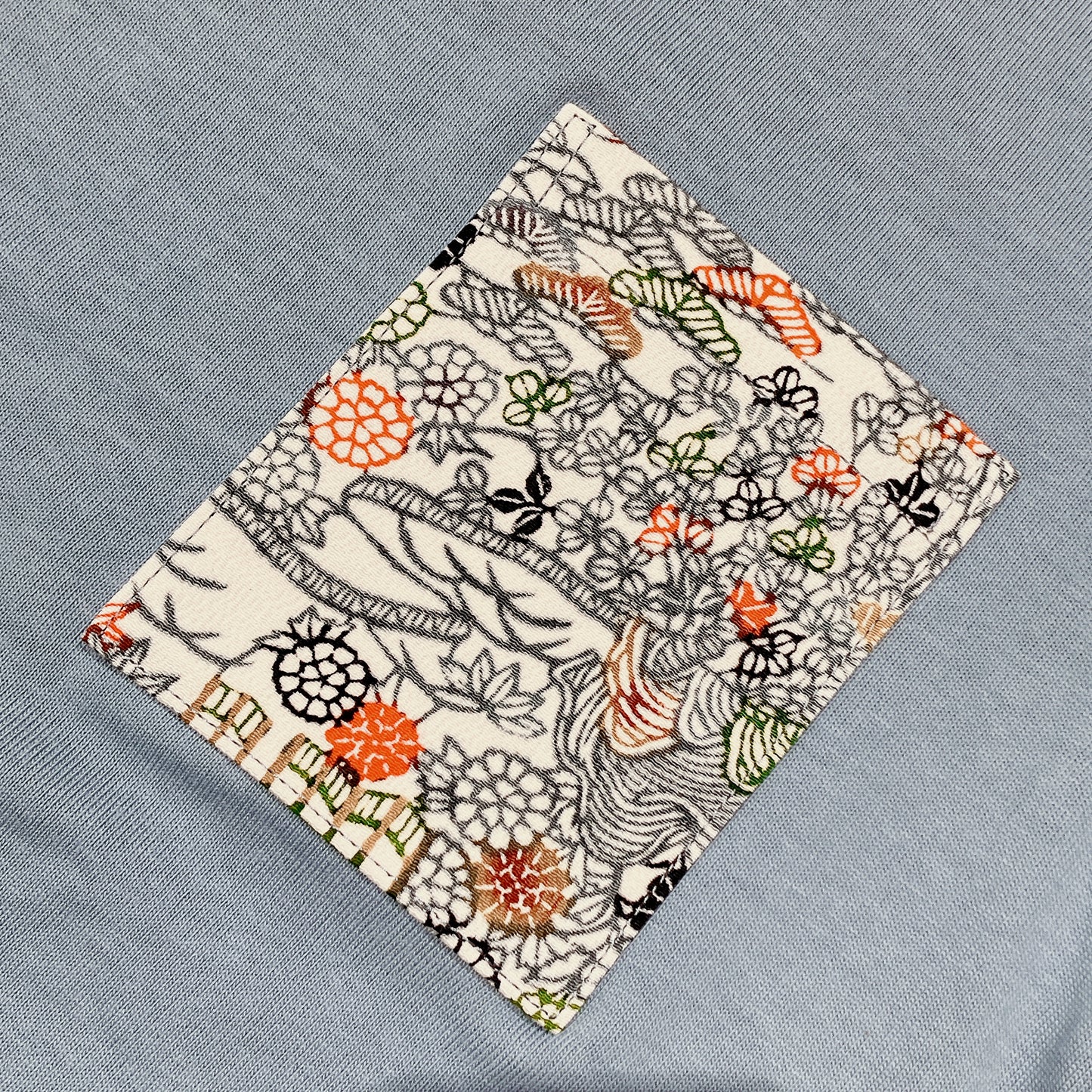 【Size:S】着物Tシャツ Sky Blue 29