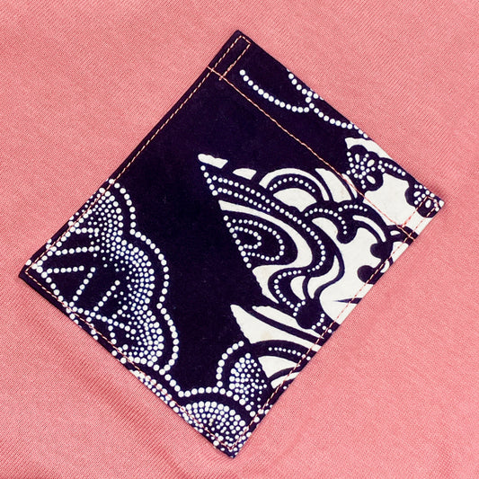 【Size:S】Kimono T-shirt,Pink 05