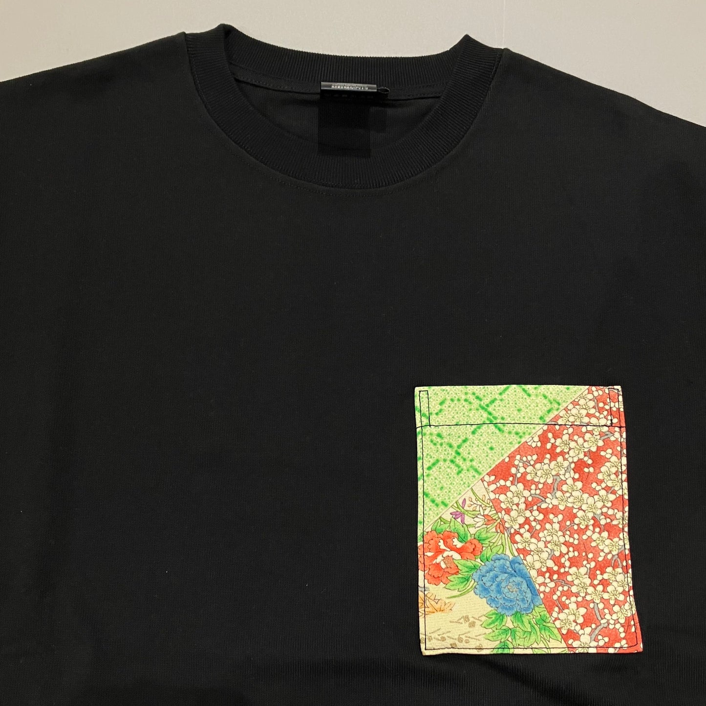 【Size:M】Kimono T-shirt, Black 17