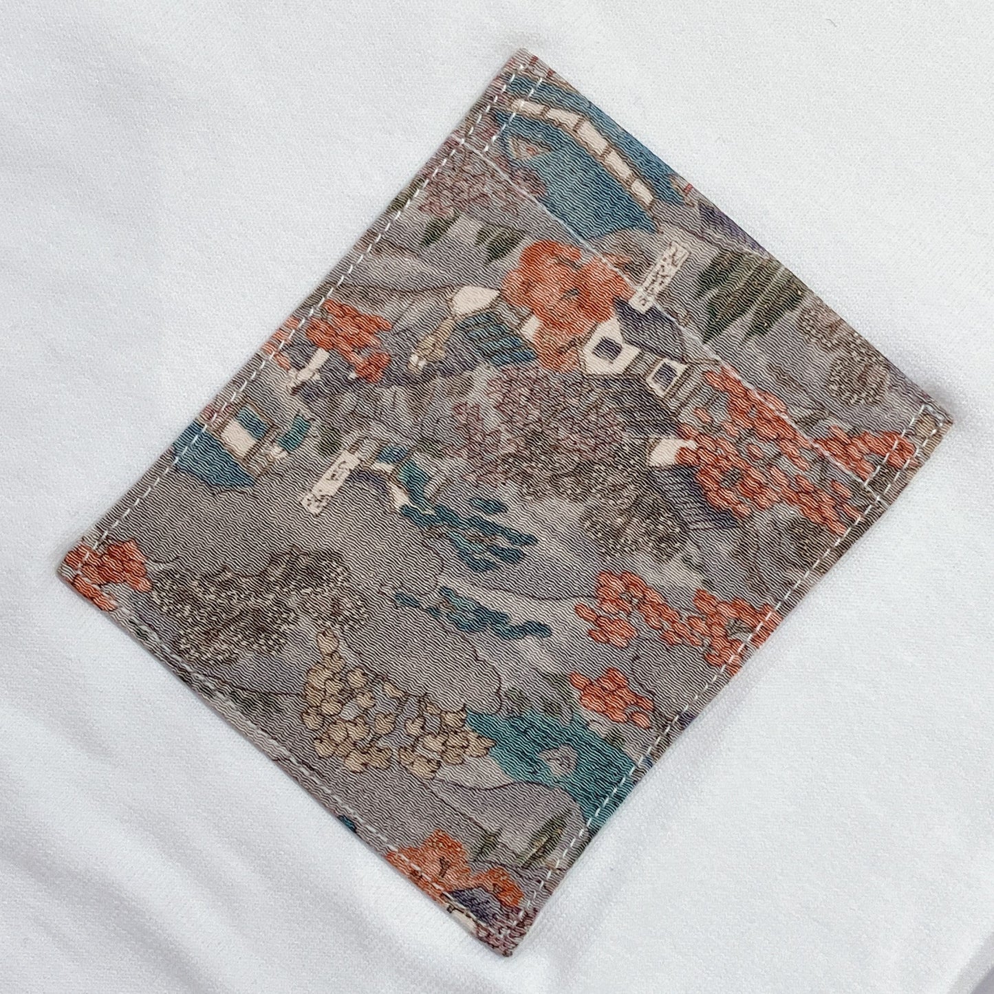 【Size:M】Kimono T-shirt,White 12