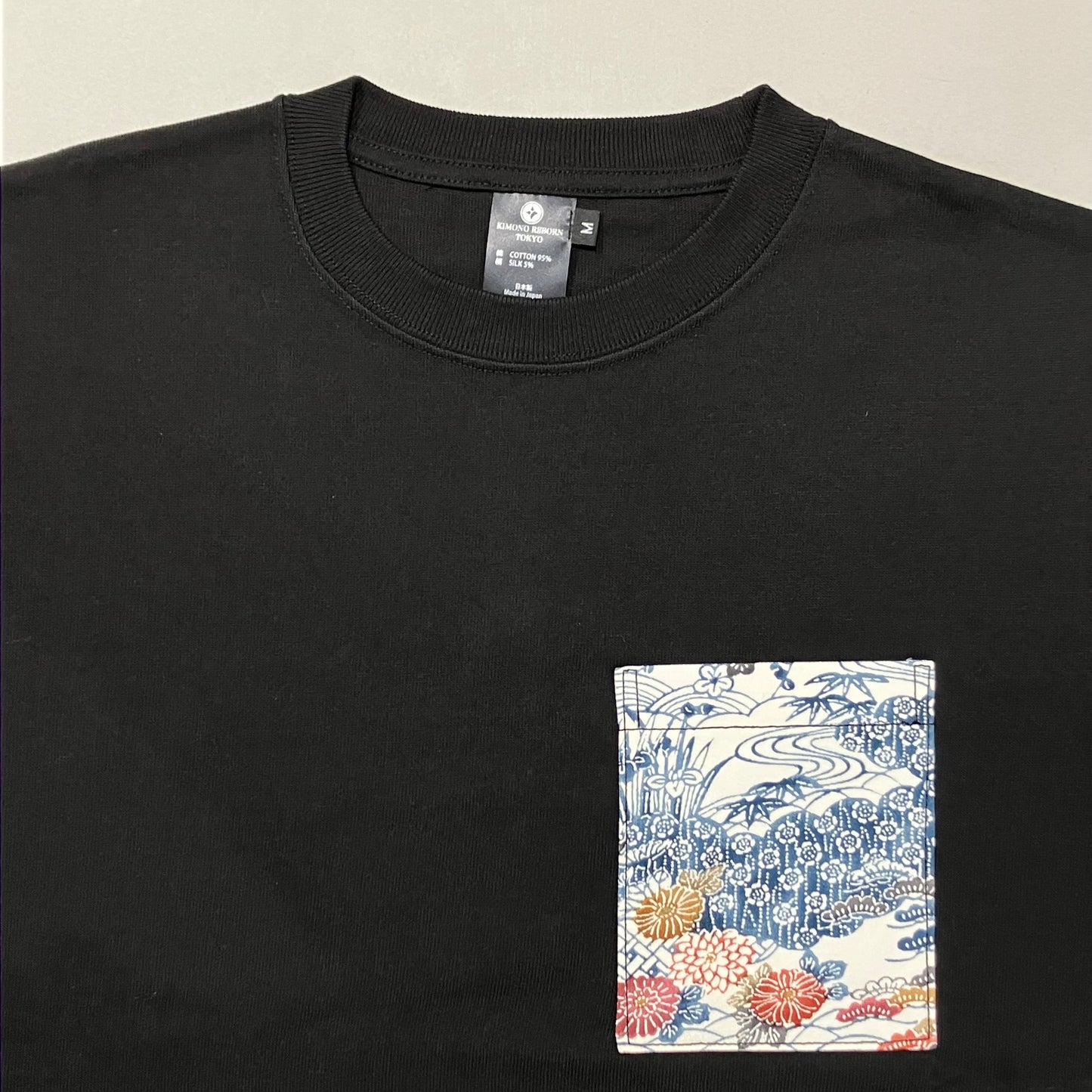 【Size:M】着物Tシャツ Black 17