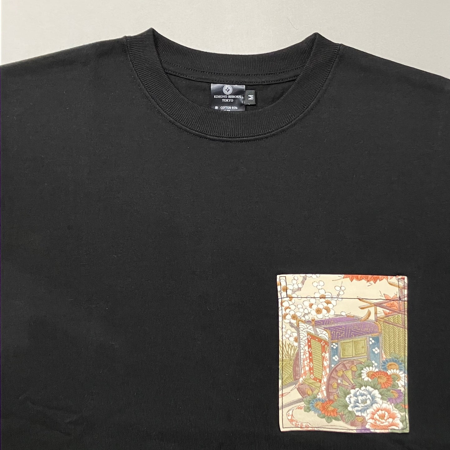 【Size:M】着物Tシャツ Black 17