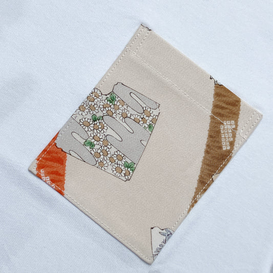 【Size:M】Kimono T-shirt,White 14