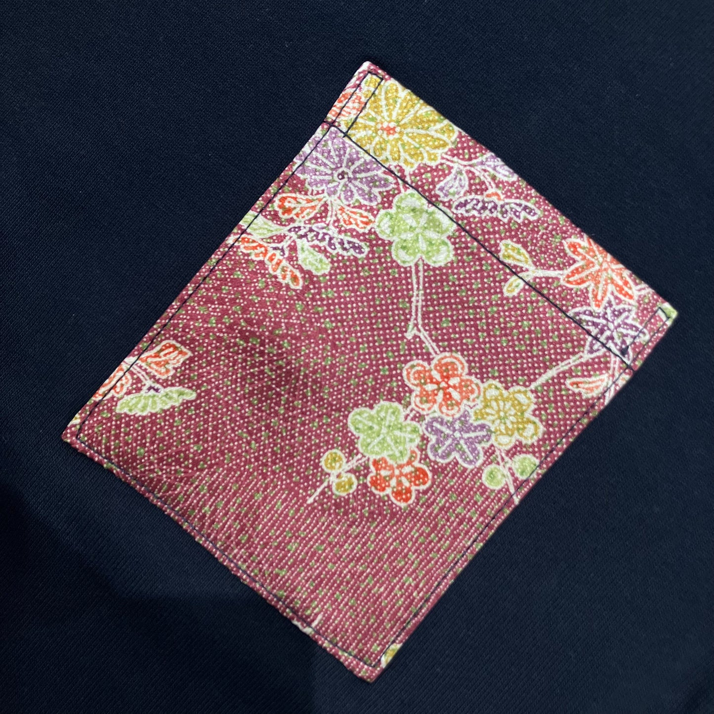 【Size:XL】Kimono T-shirt, Navy 39