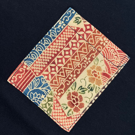 【Size:L】Kimono T-shirt, Black 32