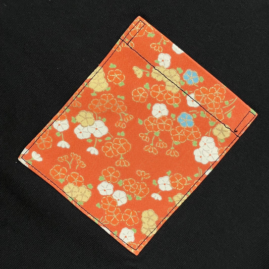 【Size:L】Kimono T-shirt, Black 33