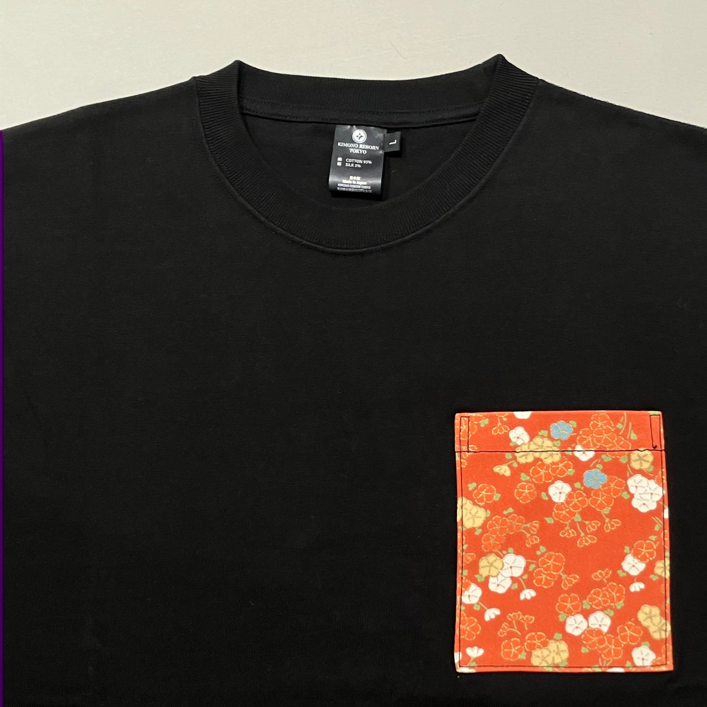 【Size:L】Kimono T-shirt, Black 33