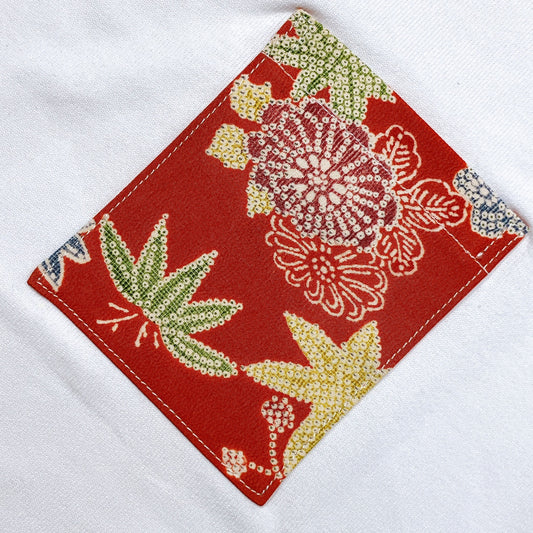 【Size:M】Kimono T-shirt,White 19