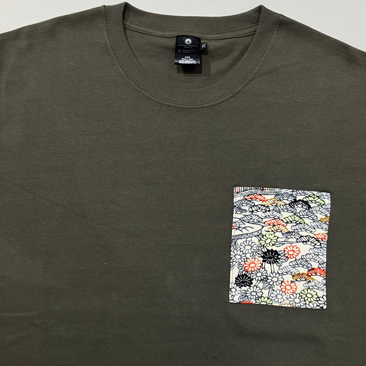 【Size:XXL】着物Tシャツ Navy 23