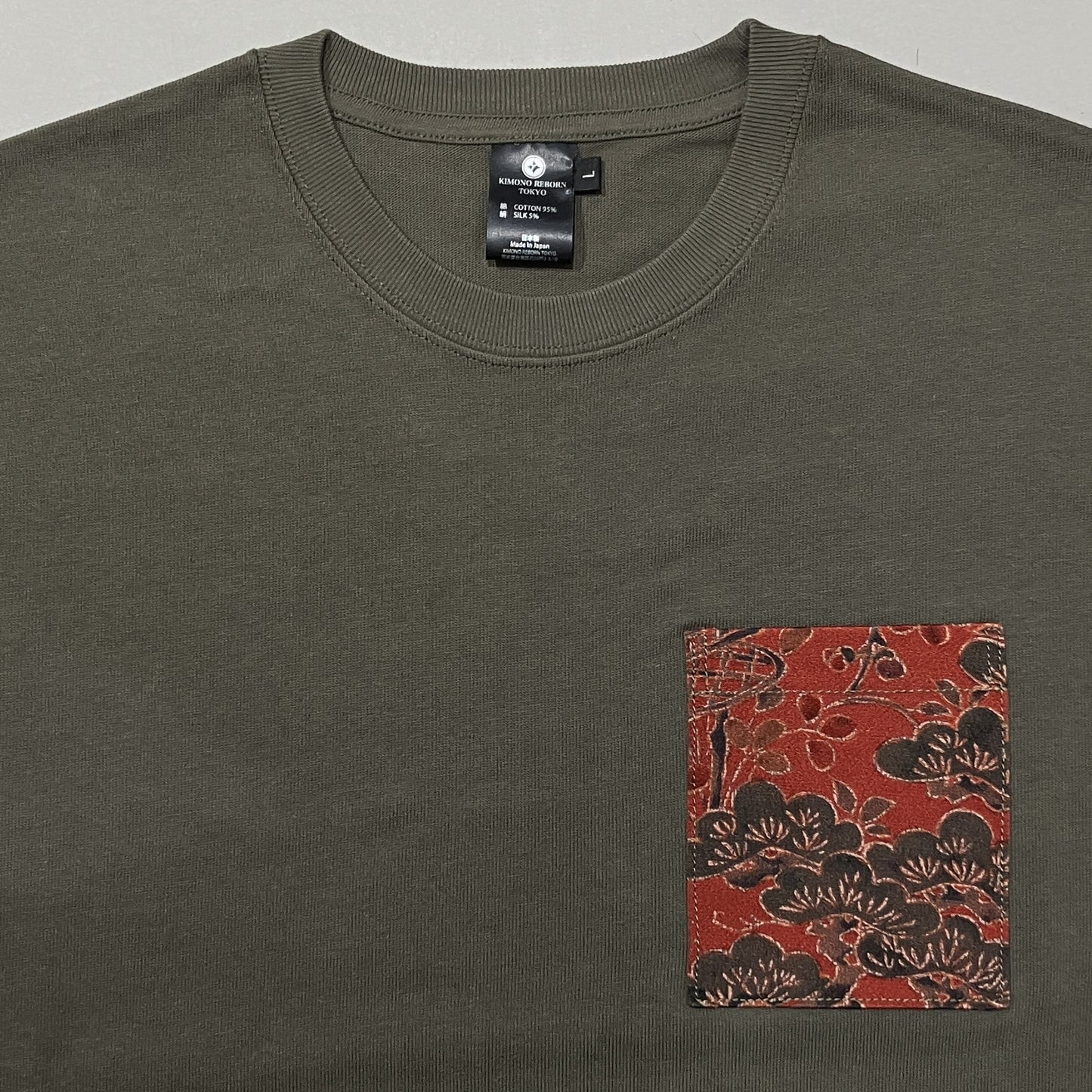 【Size:M】着物Tシャツ Black 17