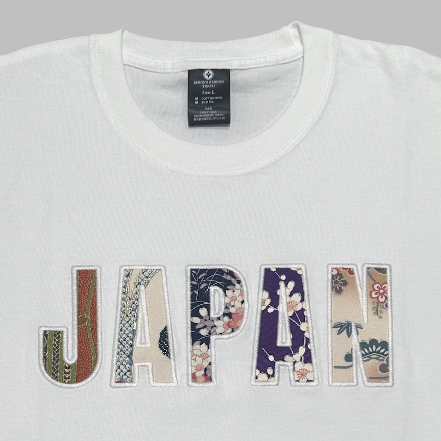 【Size:L】Kimono JAPAN T-shirt White 10