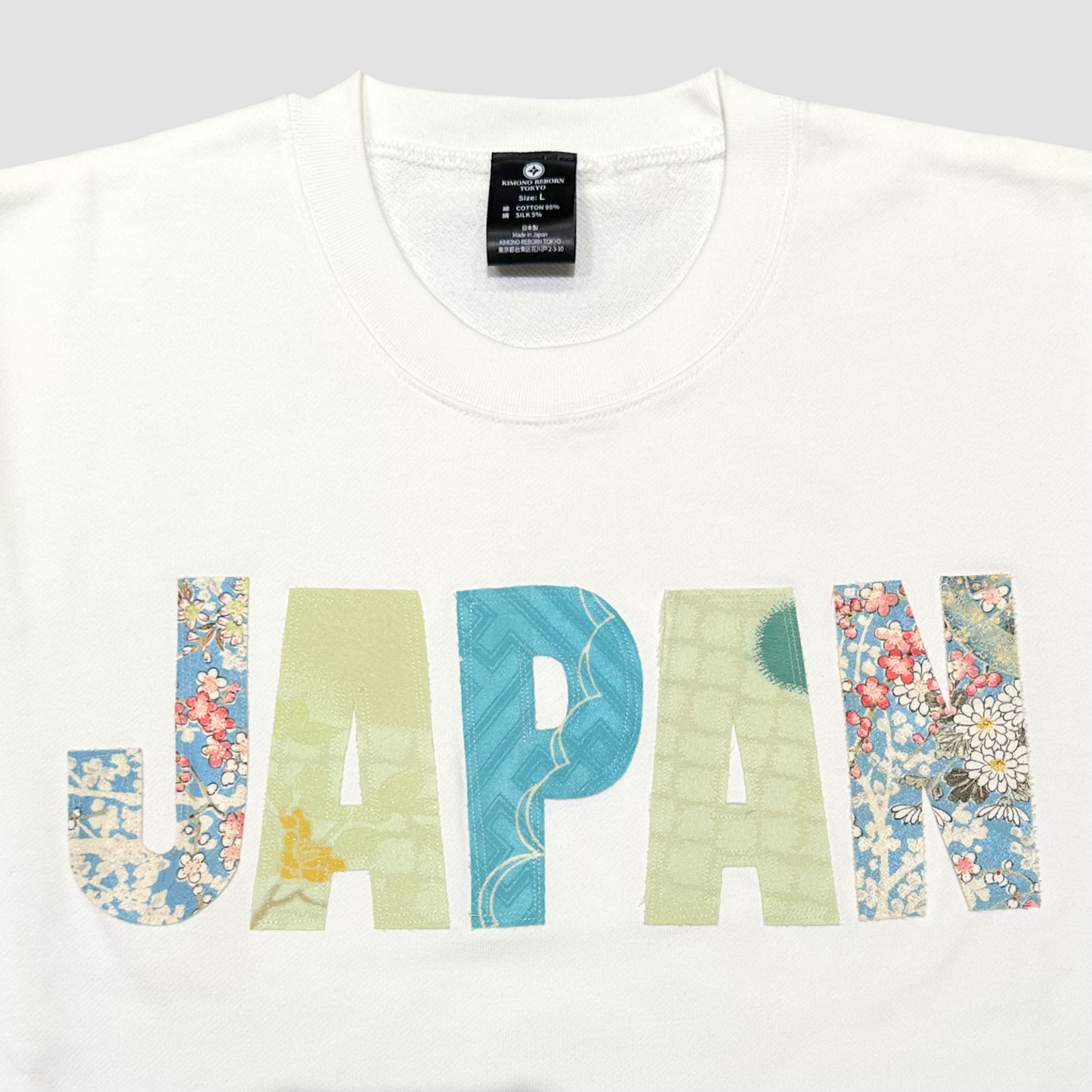 【Size:L】着物JAPANスウェット, White 11