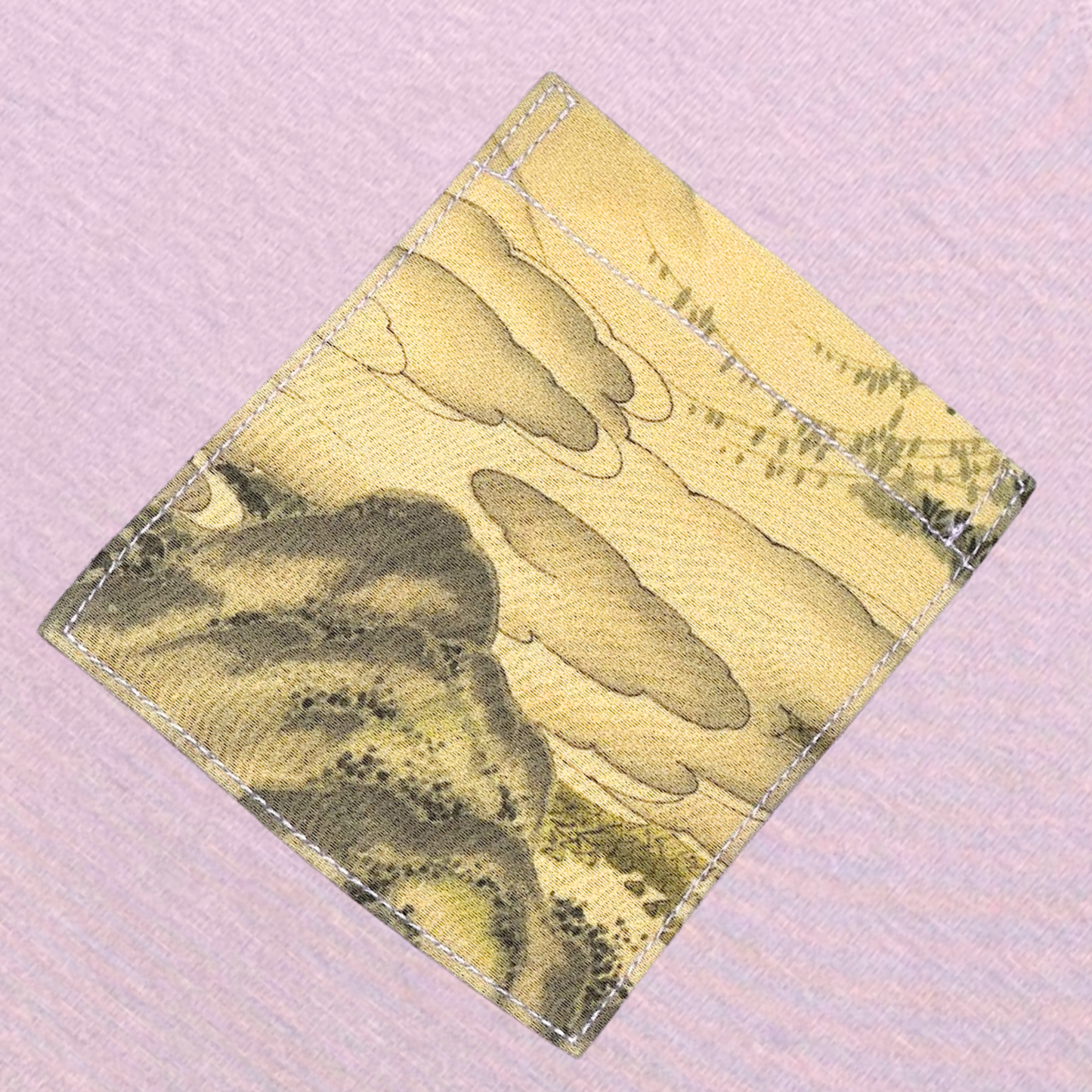 【Size:L】着物Tシャツ Purple 084