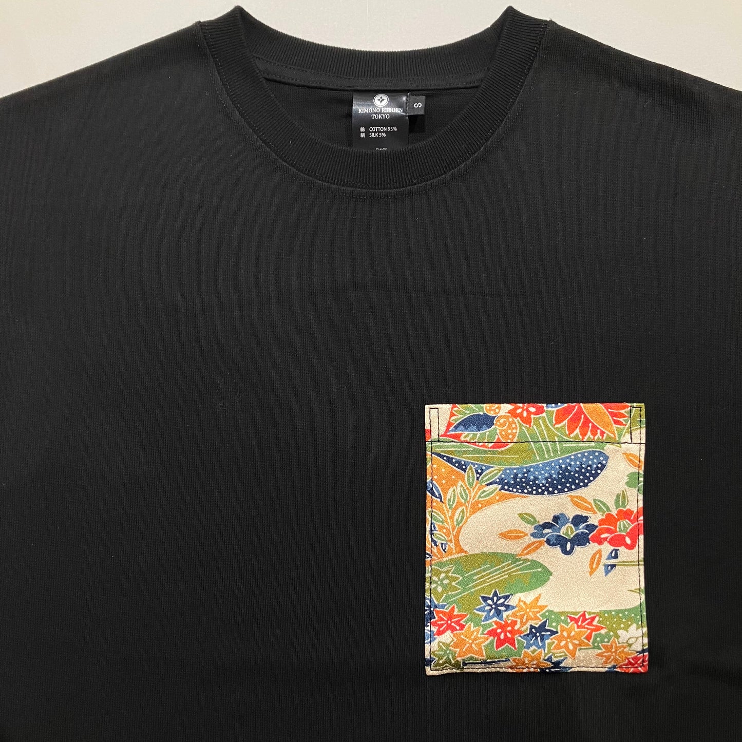 【Size:S】Kimono T-shirt, Black 12