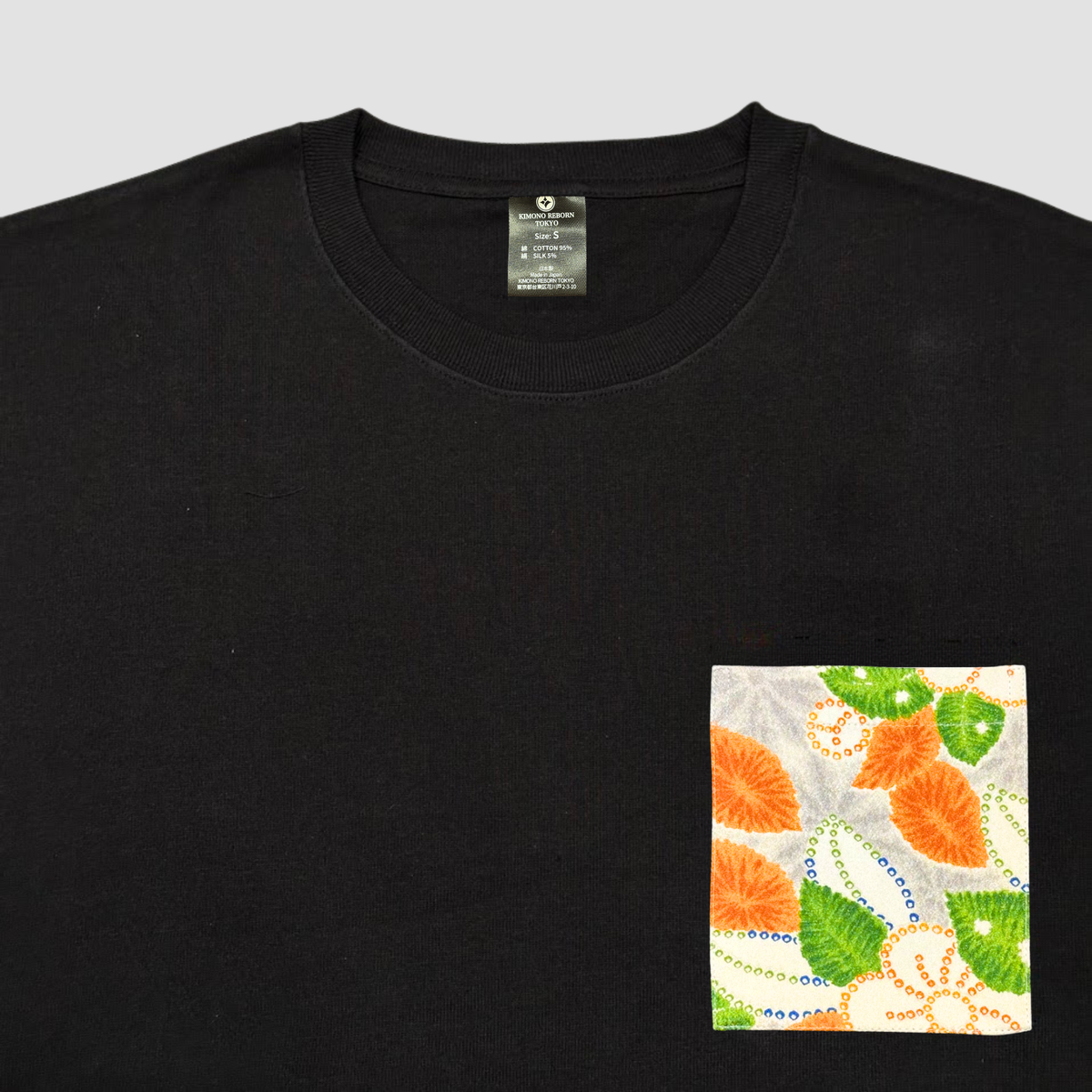 【Size:S】着物Tシャツ  Black 79