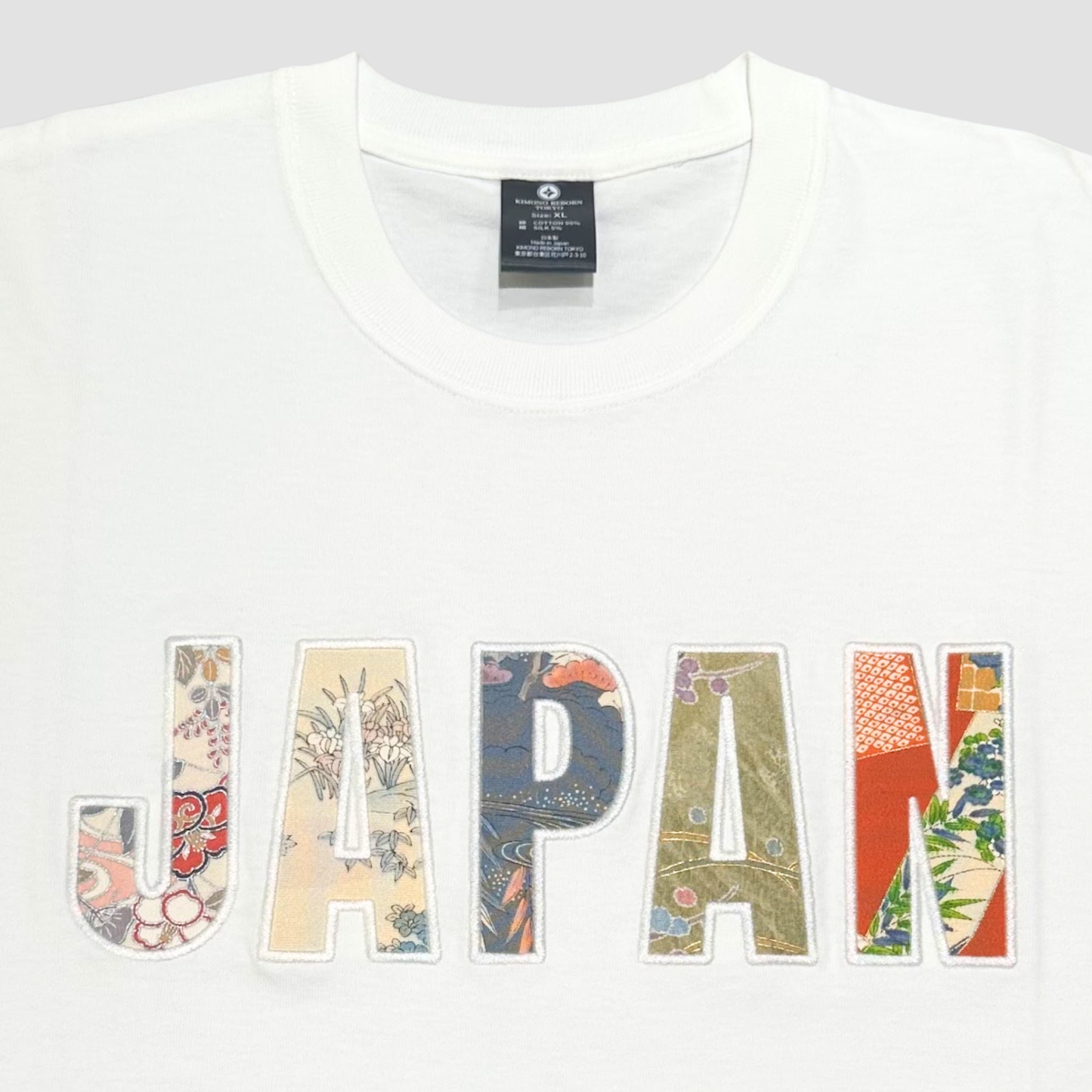 【Size:XL】Kimono JAPAN T-shirt White 12