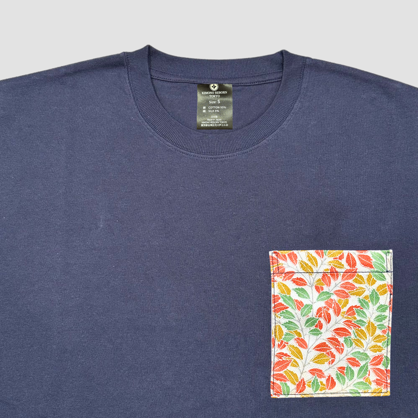 【Size:S】着物Tシャツ  Navy 99