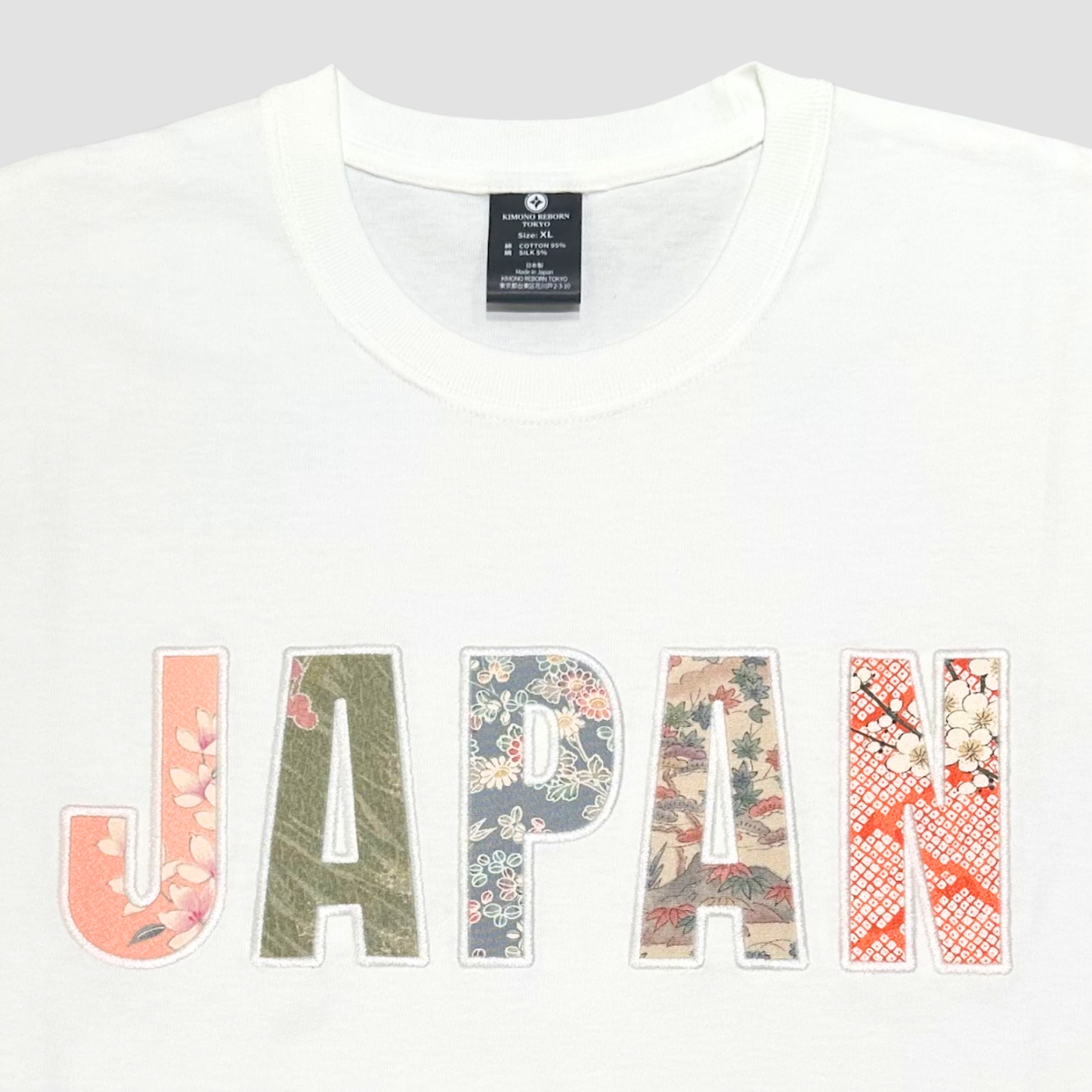 【Size:XL】Kimono JAPAN T-shirt White 13
