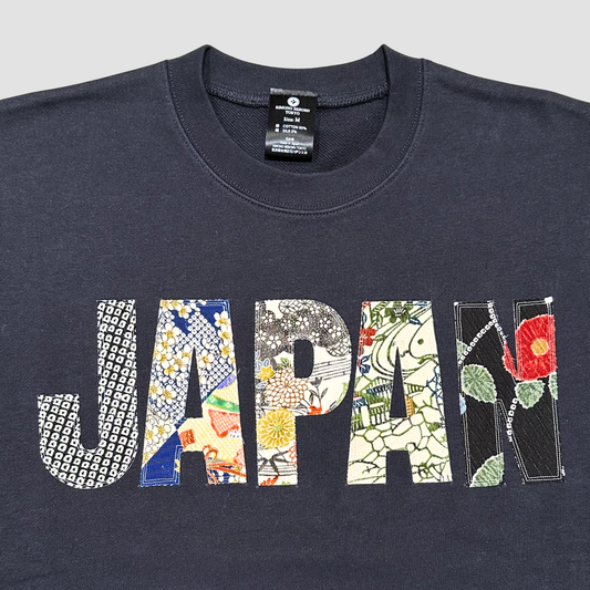 【Size:M】着物JAPANスウェット, Navy 13