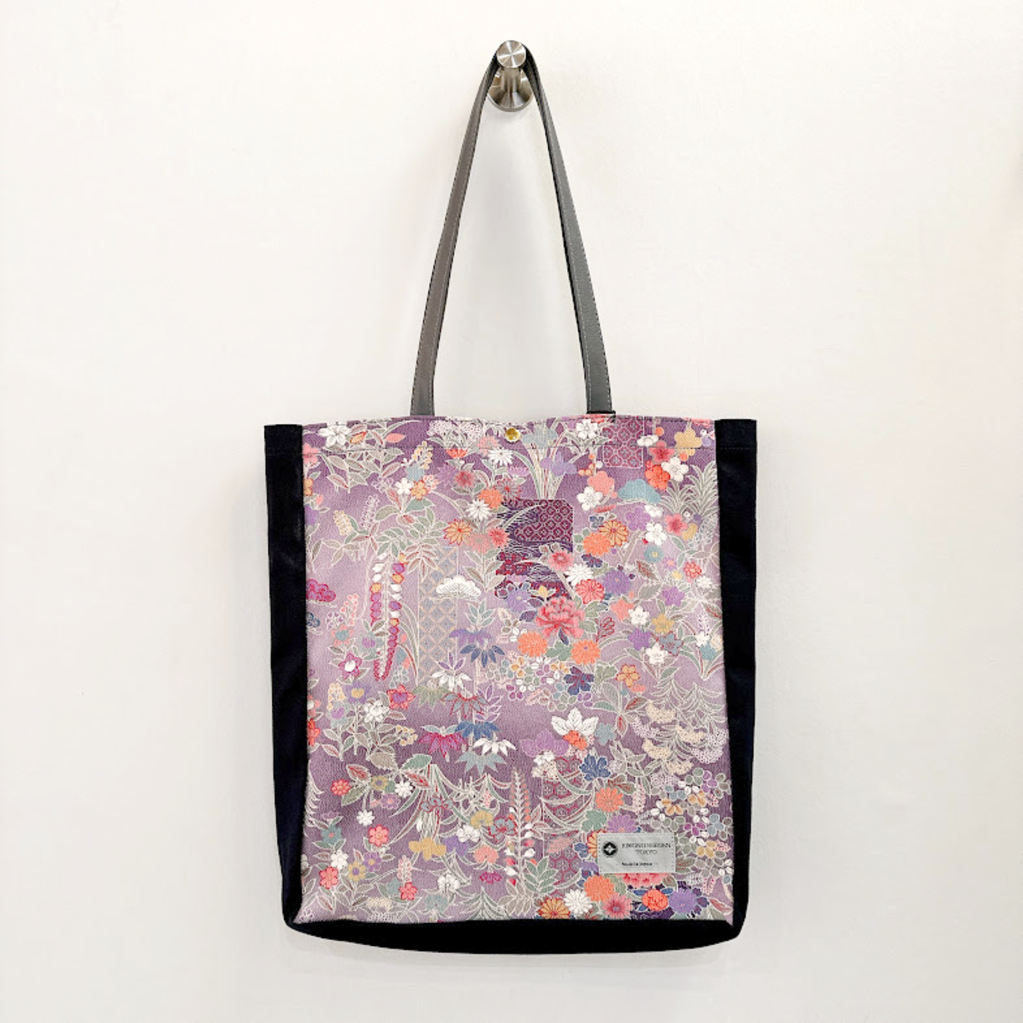 Kimono Tote with depth Navy 25