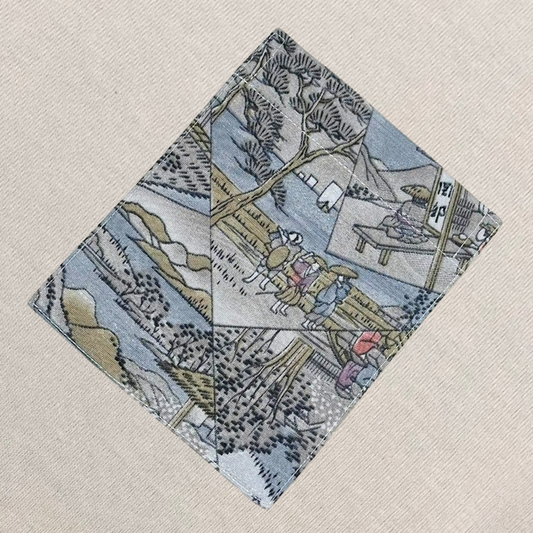 【Size:M】着物Tシャツ Beige 013