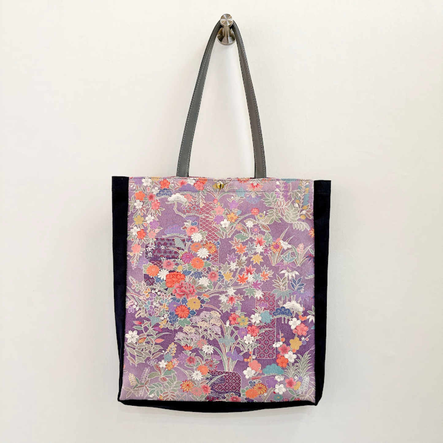 Kimono Tote with depth Navy 25