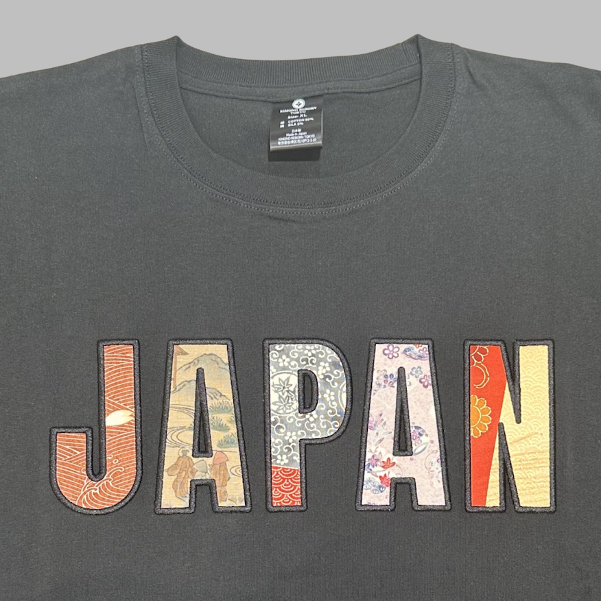 【Size:XL】Kimono JAPAN T-shirt Black 14