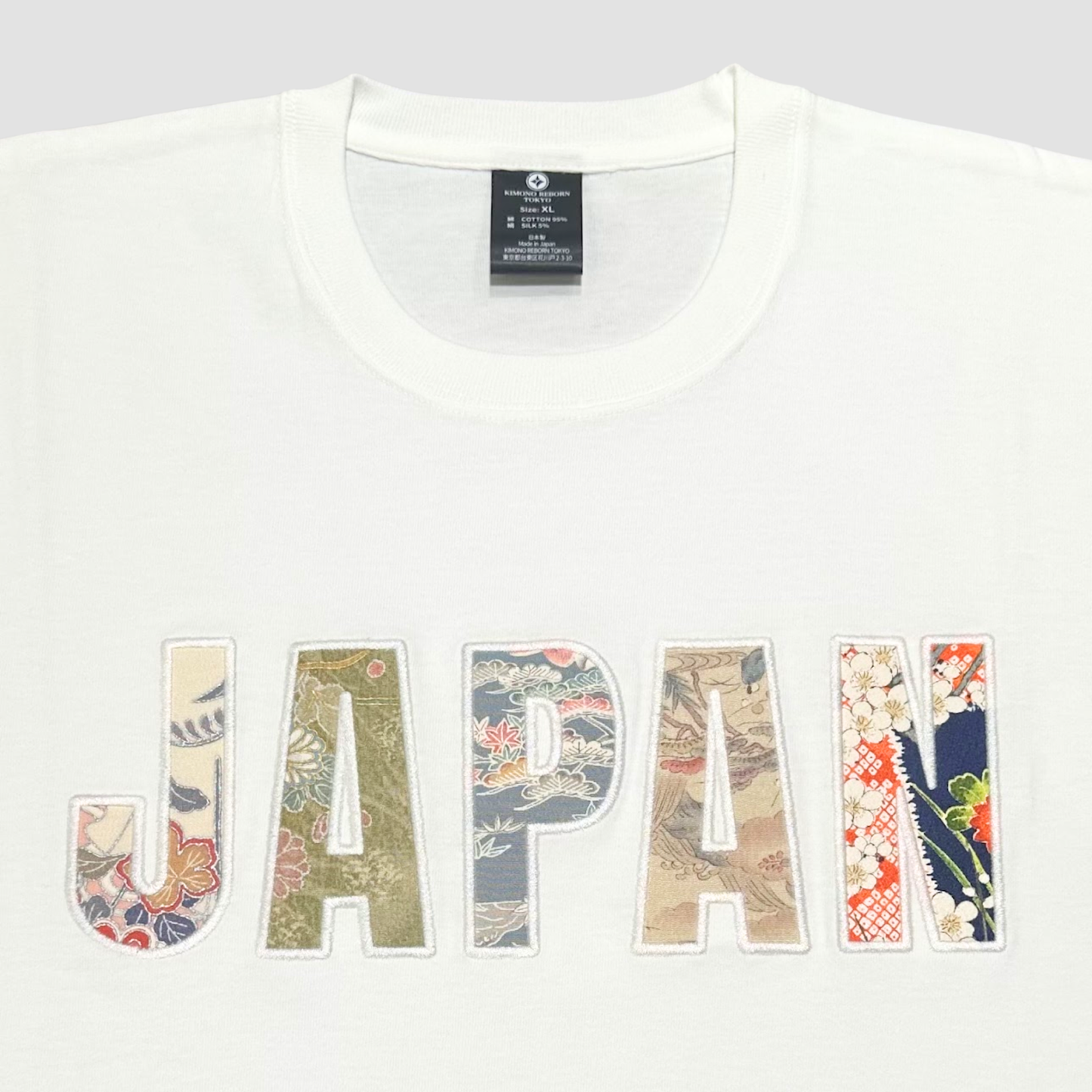 【Size:XL】Kimono JAPAN T-shirt White 14