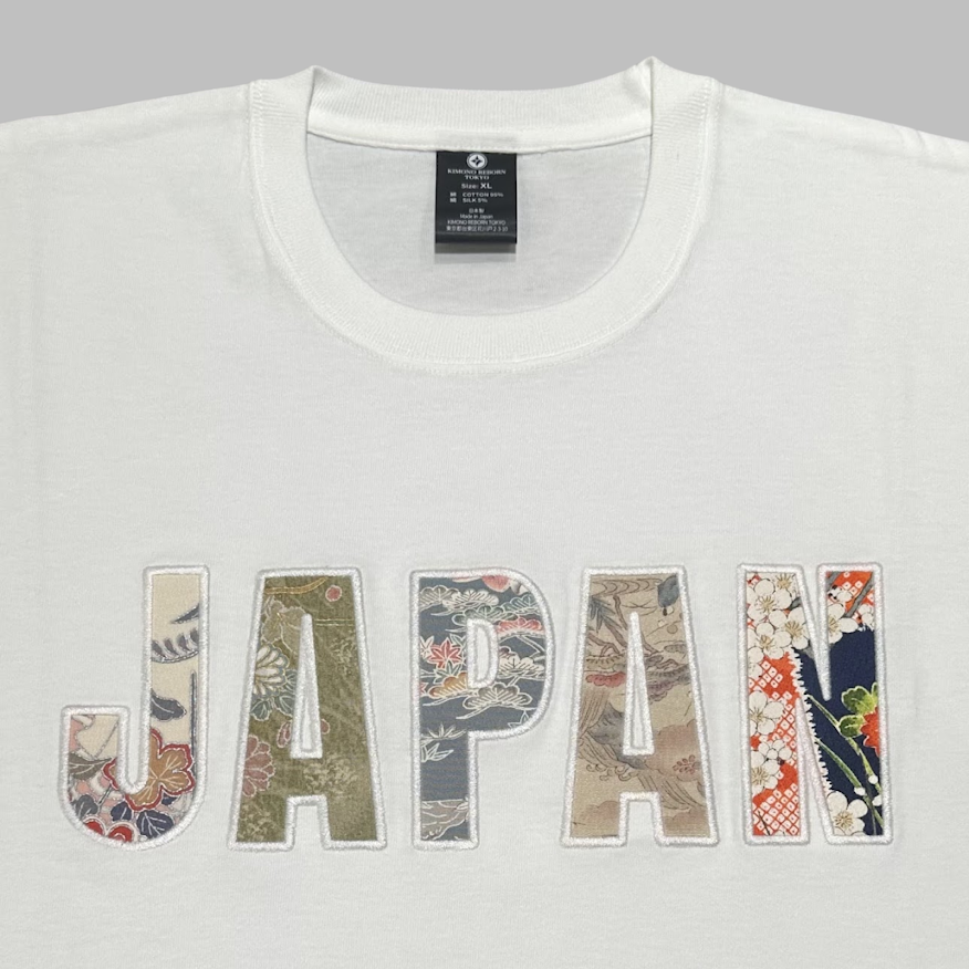【Size:XL】Kimono JAPAN T-shirt White 14