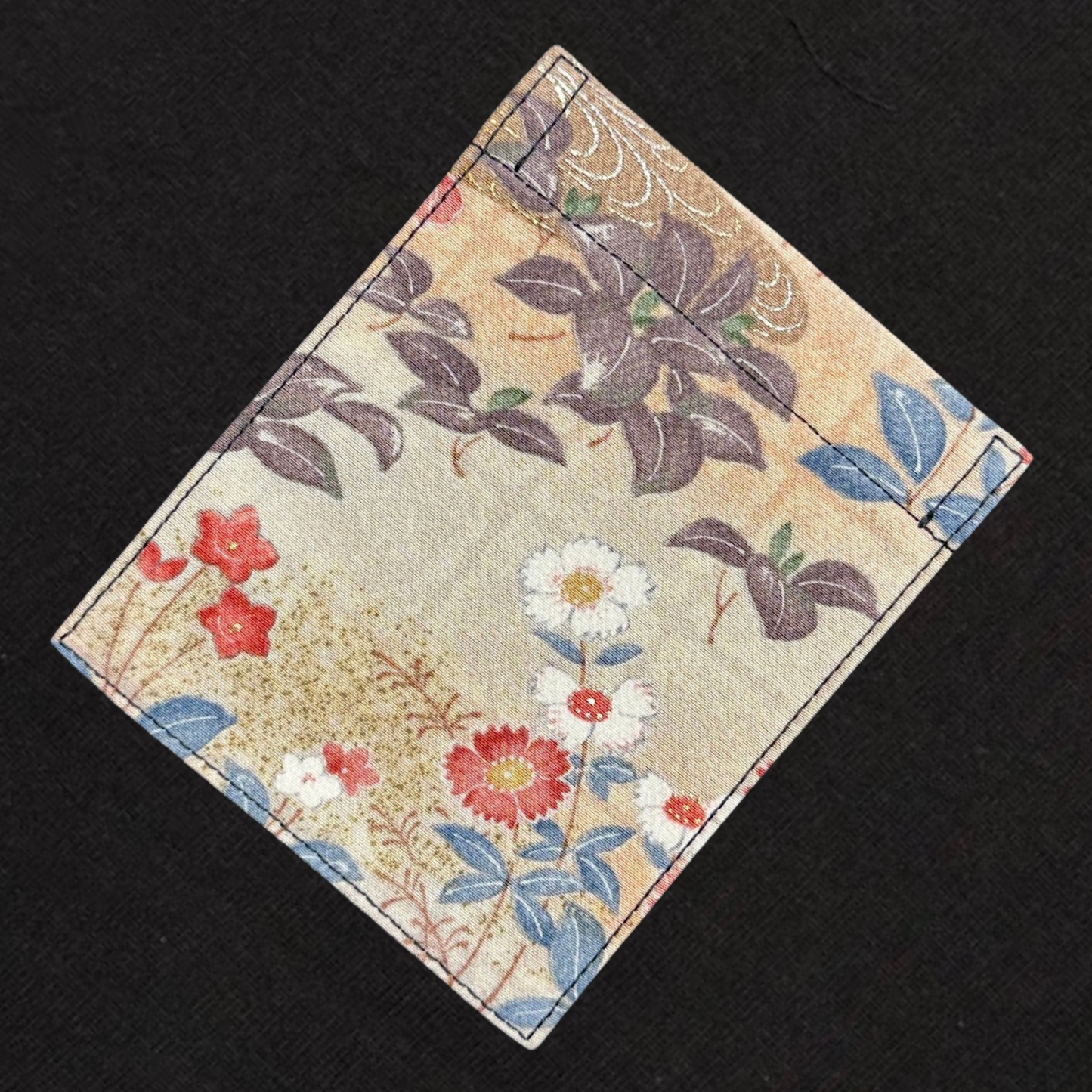 【Size:M】Kimono T-shirt, Black 088